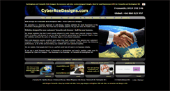 Desktop Screenshot of cyberacedesigns.com